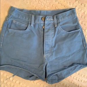 blue demon shorts
